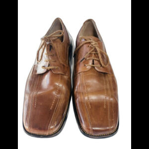 Stacy Adams Mens Marlton Plain Toe Lace Up Oxford Shoes Chocolate Size 11 M
